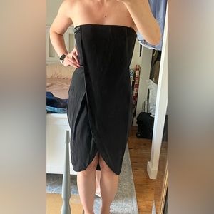 Strapless Black BCBG dress